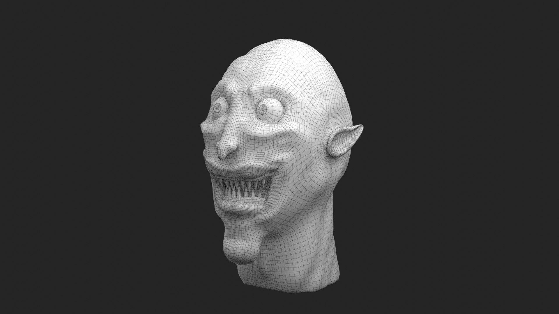 3D Model Monster Face - TurboSquid 2052180