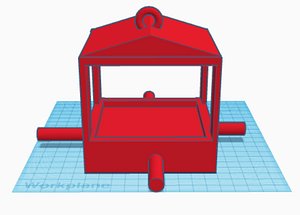 3d hanging bird house from tree