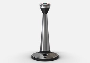 metal desktop water dispenser 3D model