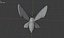 3D ANIMATED MOTH BUTTERFLY model