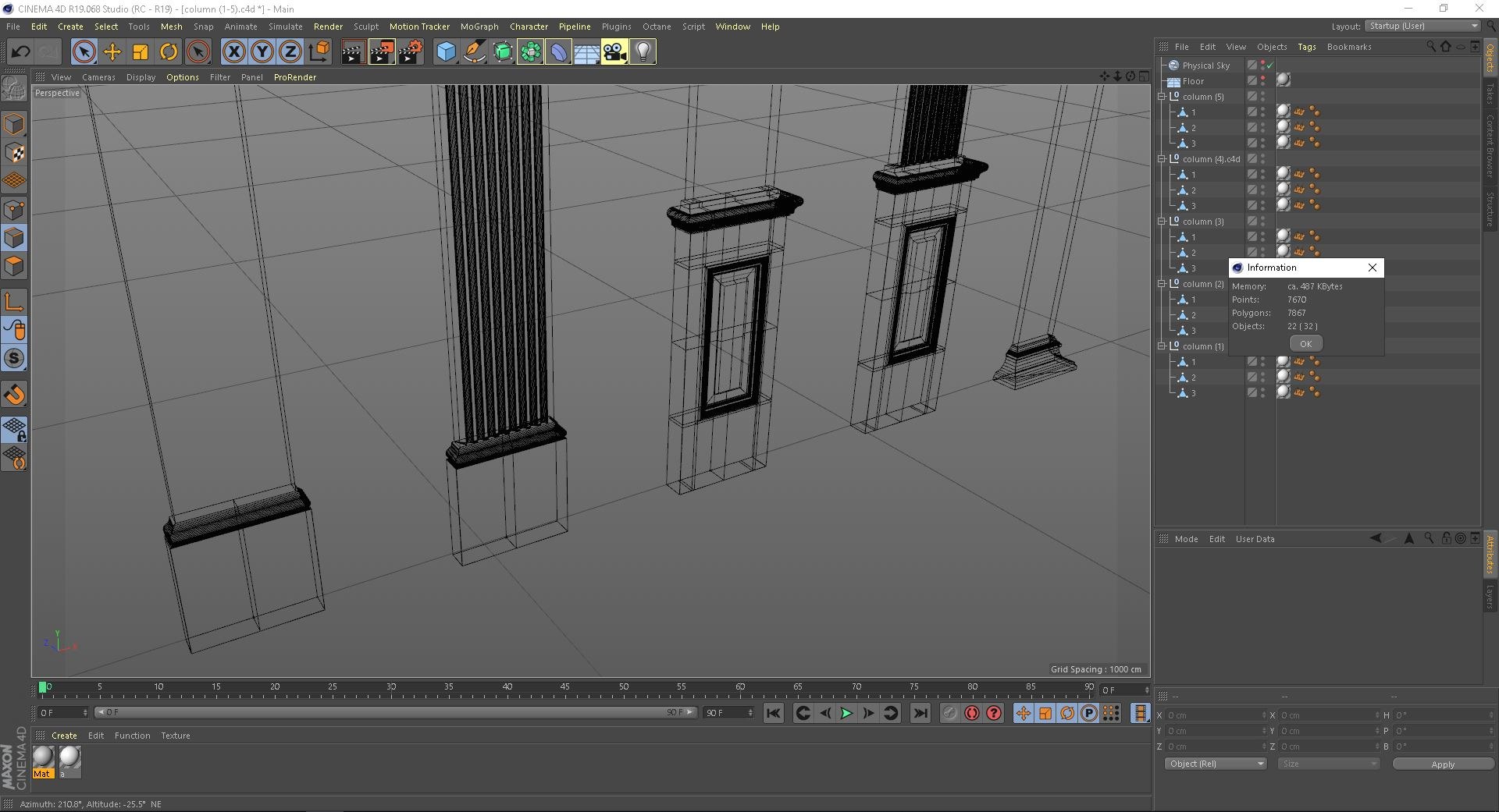 3D Column Model - TurboSquid 1472504