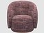 WETHERLY SCHWENKSTUHL STROKE STOFF AUS SHELL ONYX Kelly Wearstler