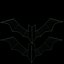 Morcego decorativo de Halloween - Low Poly pronto para jogos