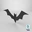 Morcego decorativo de Halloween - Low Poly pronto para jogos