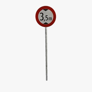 Traffic sign Height limit