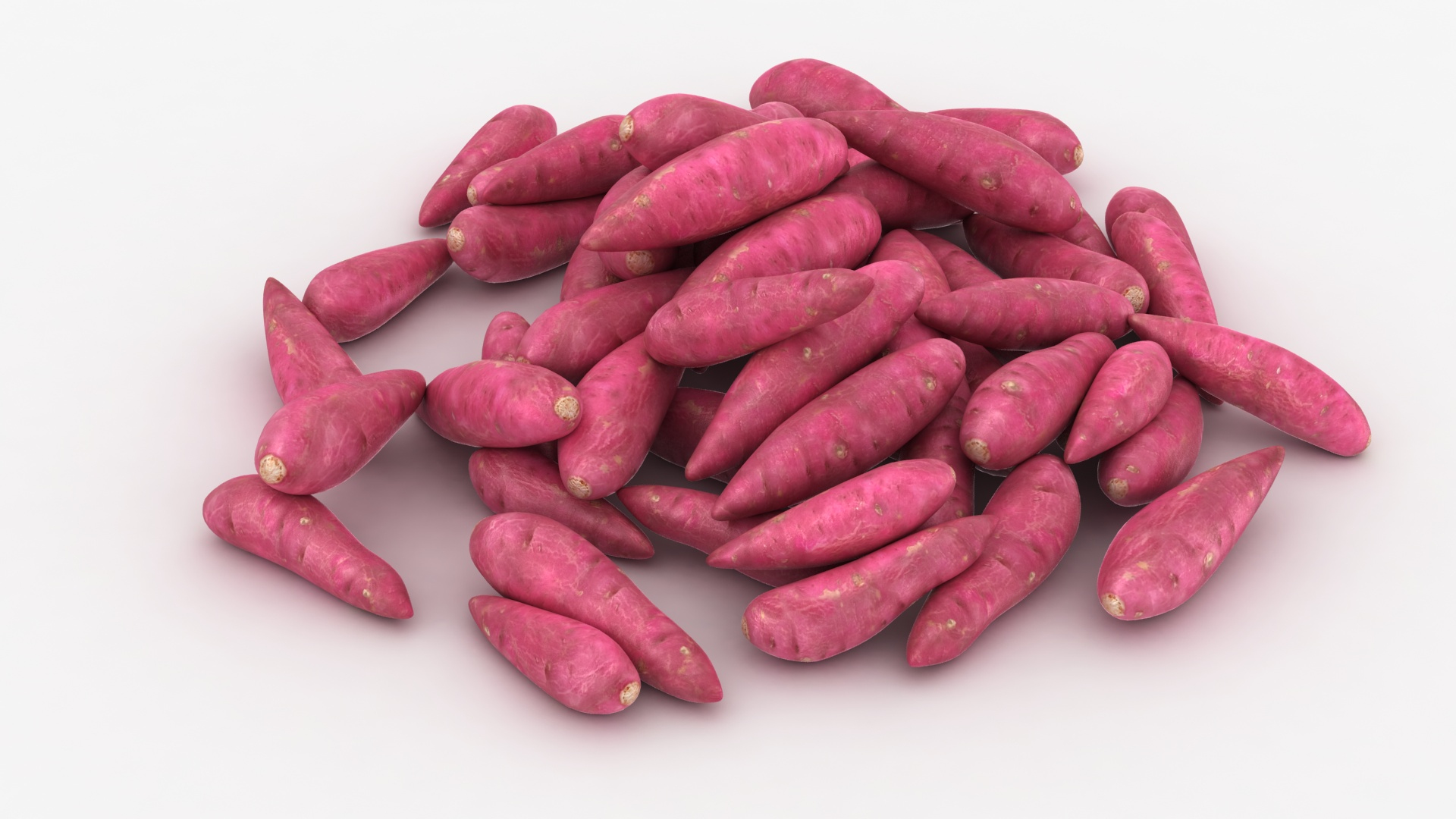Realistic Sweet Potatoes Pile 3D Model - TurboSquid 1483501