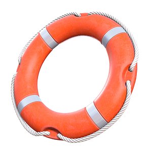 3D lifebuoy life buoy model