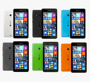 3d model microsoft lumia 535 dual