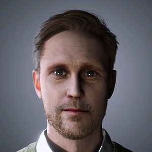 3D Alexander Skarsgard Character