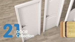 3d obj door set 21 pieces