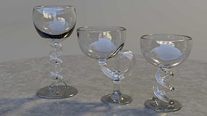 3D model designed glasses
