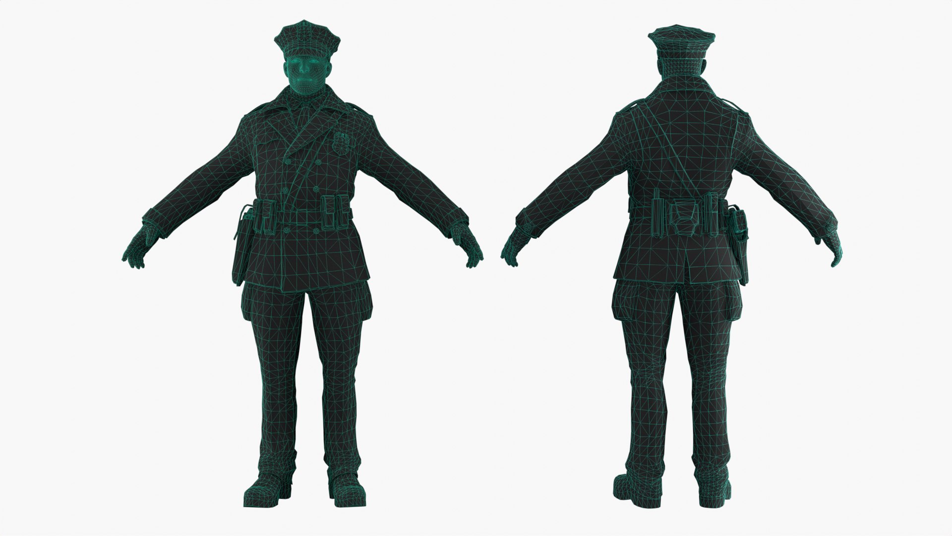 Police 3D model - TurboSquid 2114310