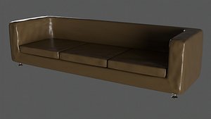 Modern Italian Minimalist Low Back Sofa Furniture Model1