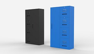 3D School Gym Locker 06 3D model