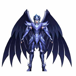 Saint Seiya - Bennu Kagaho Low-poly 3D model 3D model