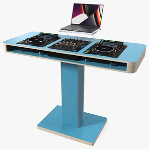 Blue DJ Booth