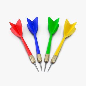Dart Needle 3 3D Models Set