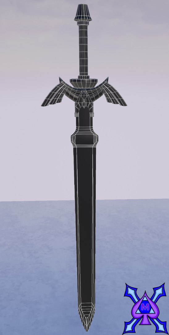 3D Zelda Master Sword Model - TurboSquid 1171528