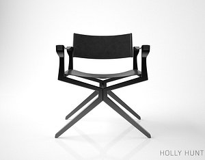 holly hunt haka director chair 3d max