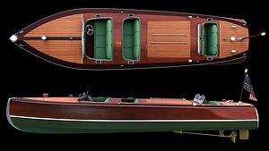 Chris Craft Triple Cockpit Barrel Back