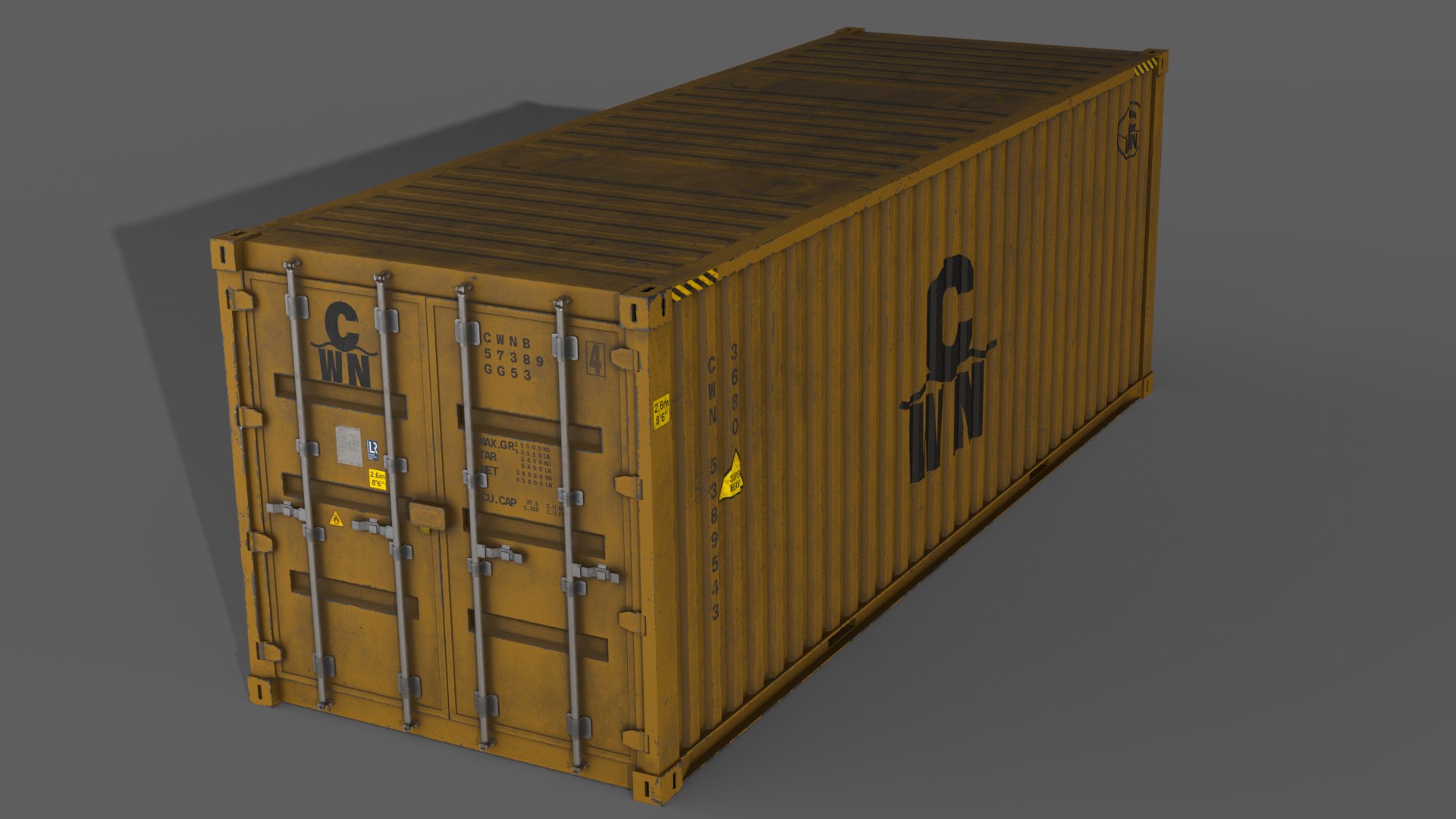 Shipping Container 3d - Turbosquid 2336147