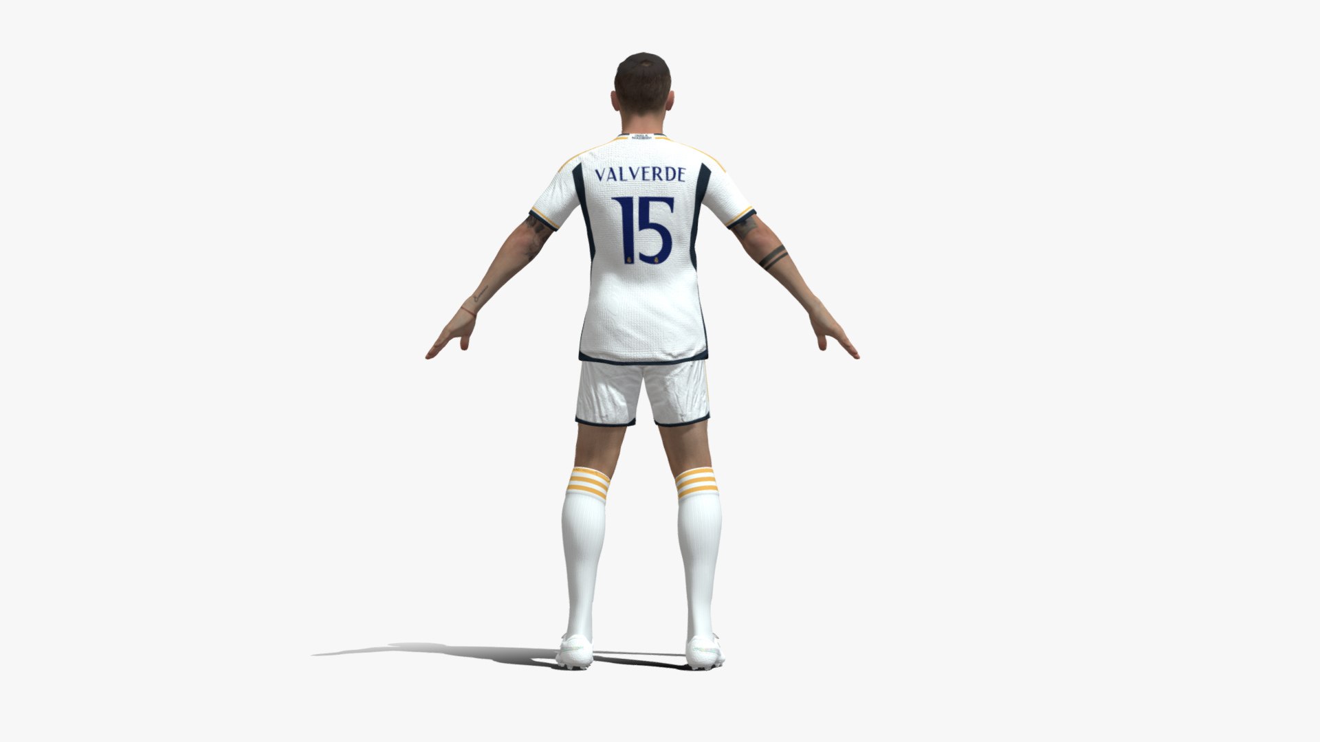 3D model T-Pose Valverde Real Madrid 23-24 https://p.turbosquid.com/ts-thumb/np/Zwmf7u/NS/3/jpg/1701948396/1920x1080/fit_q87/3fa0975b37984dfaeb1372d18adf241527109bd5/3.jpg