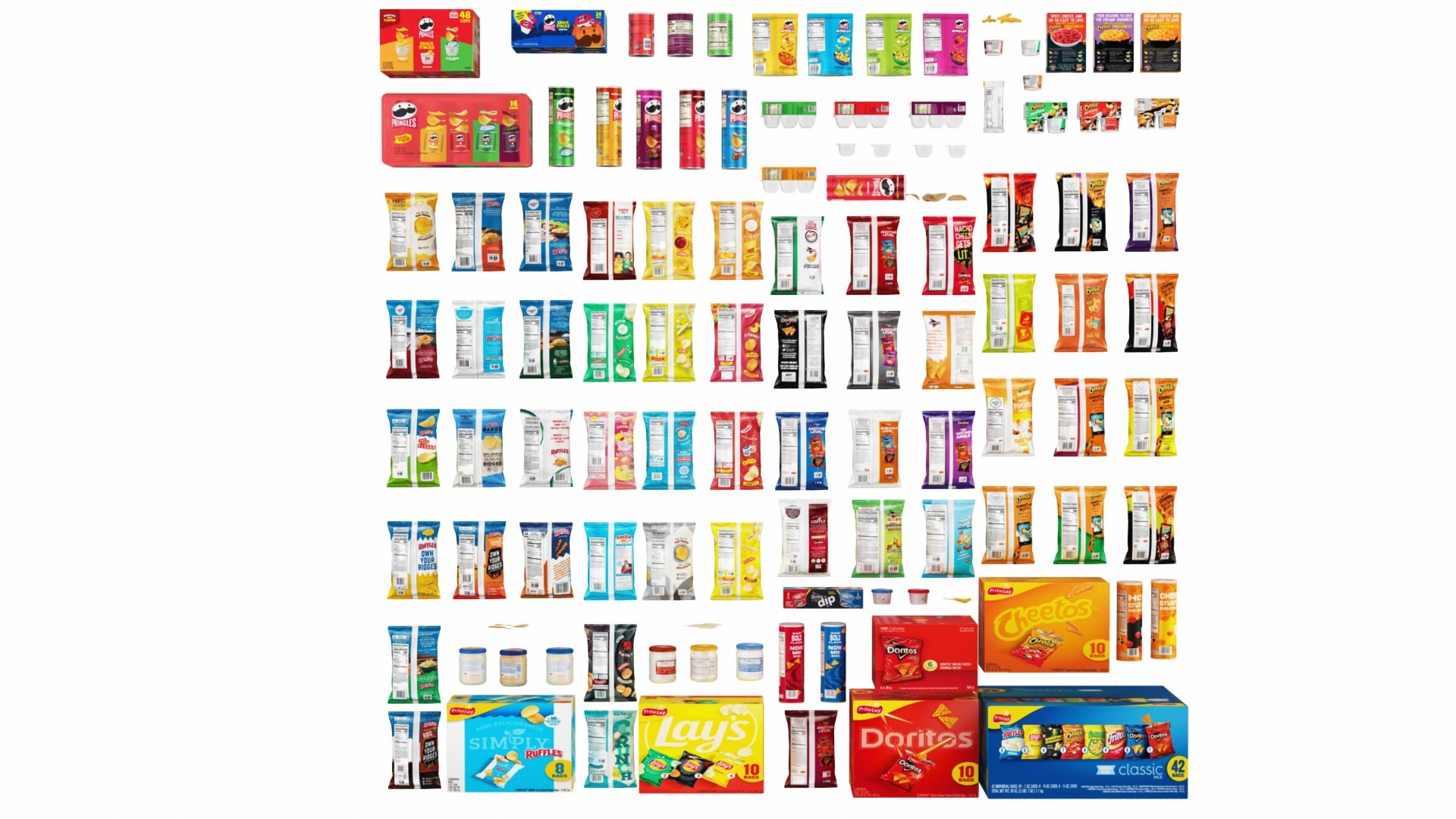 3D Cips 110 In 1 - TurboSquid 2398716