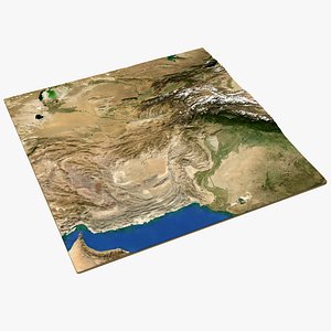 Afganistan 3D Map