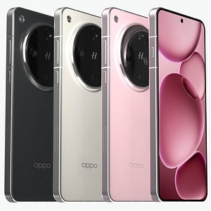 3D OPPO Find X8 Ultra All Colors