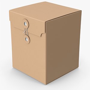 Brown Honey Jar Package 3D model