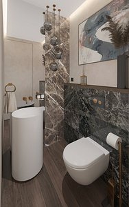 wc interior 3D