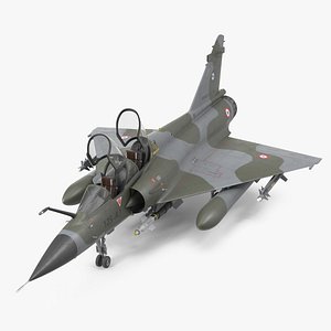 Dassault Mirage 2000N Tactical Bomber Camouflage with Armament Rigged