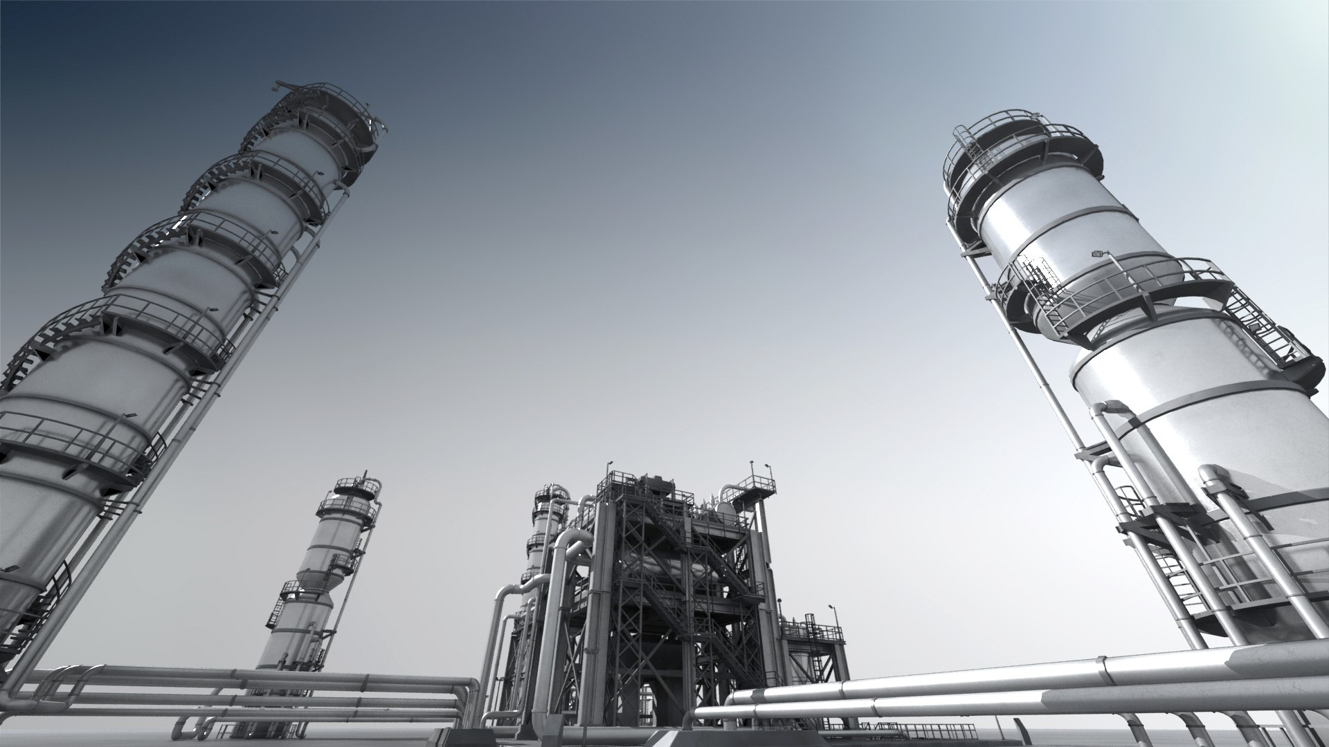 3D Metal Refinery 04 Model - TurboSquid 2050624