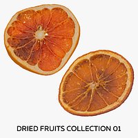 Dried Fruits Collection 01 - 2 models RAW Scans