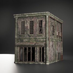 OLD ABANDONED POST APOCALYPSE BUILDING SURVIVAL 05 model