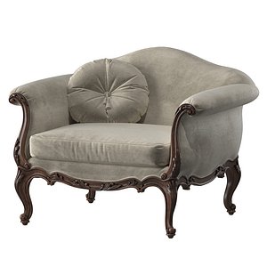 blk woood sofia armchair