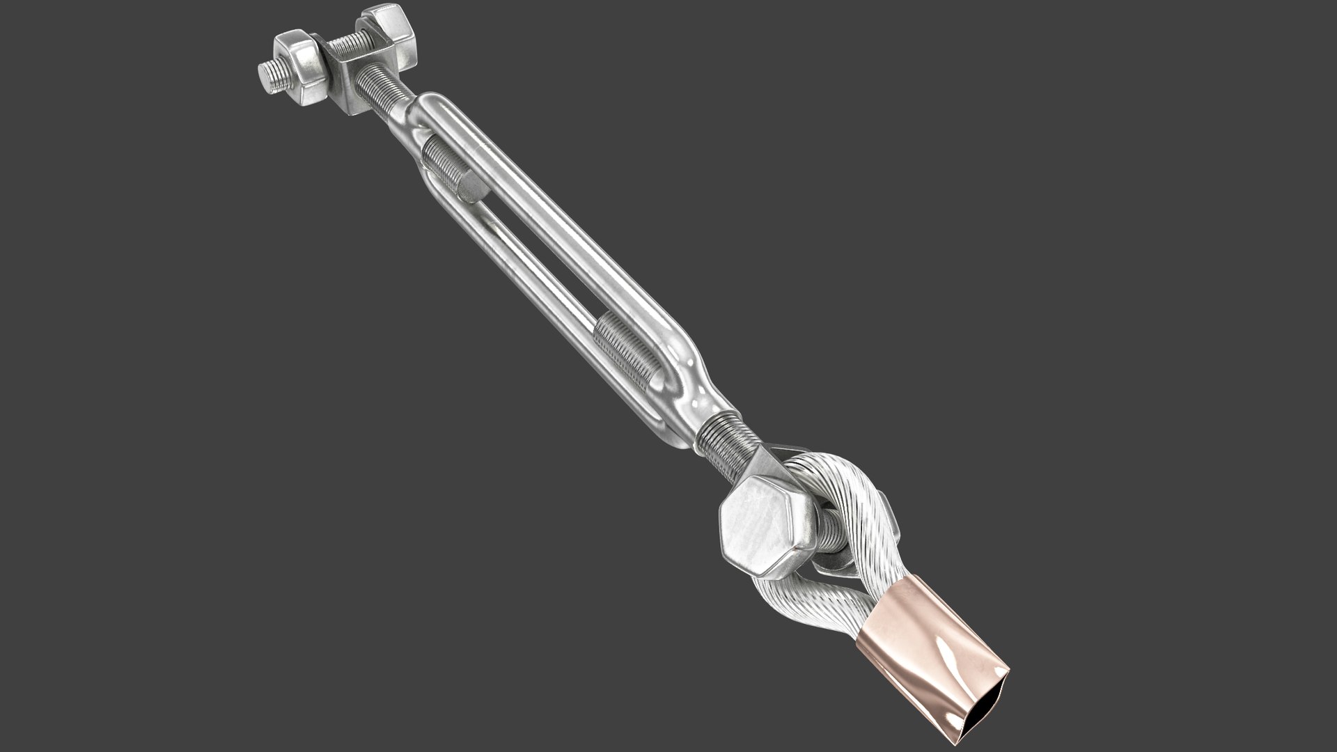 Turnbuckle V1 3D model TurboSquid 2108082