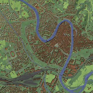 3D Verona Italy - city and urban model