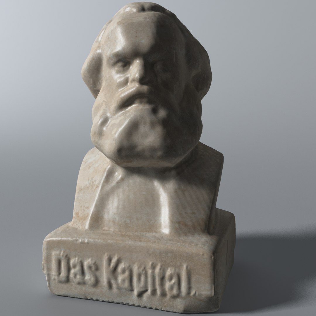 Karl Marx Büste 3d Modell Turbosquid 1437873