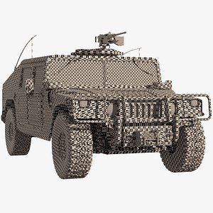 Hummer H1 HMMWV UVW Humvee UVW Only 3D