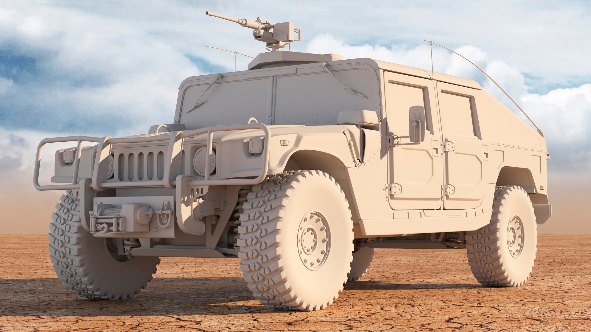 Hummer H1 HMMWV UVW Humvee UVW Only 3D - TurboSquid 2348242