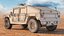 Hummer H1 HMMWV UVW Humvee UVW Only 3D