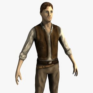 Low poly mercenary
