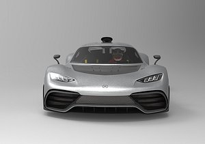 2017 Generic Merc AMG one SuperCar 3D model