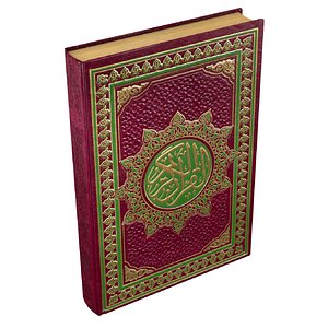 quran book 3D model
