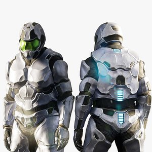 Atlas - PBR Rigged Sci-Fi Character