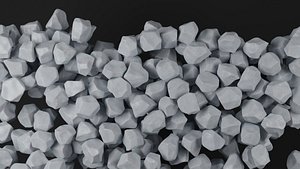 Ice cubes falling animation 4