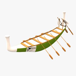 3ds ancient egypt boat f