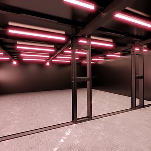 3D model Car studio interior