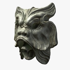 3d lion fountain model